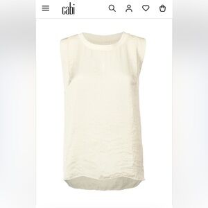 CAbi Complete Top, White, Size Small